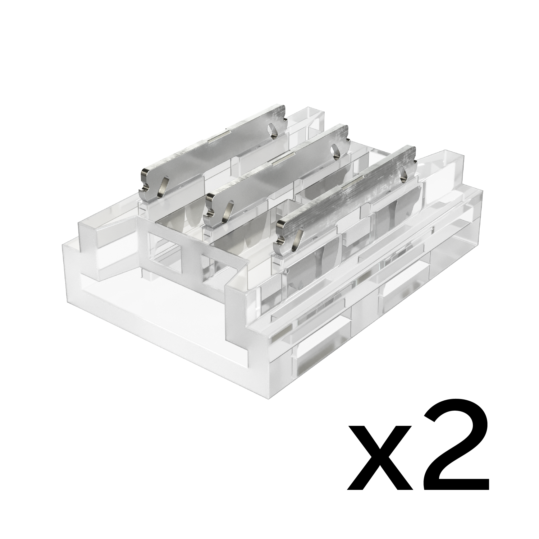12368 Geniled Connector piercing 3pin for rigid connection of LED strip Geniled MIX 8mm 2pcs